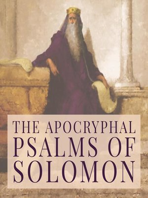 cover image of The Apocryphal Psalms of Solomon